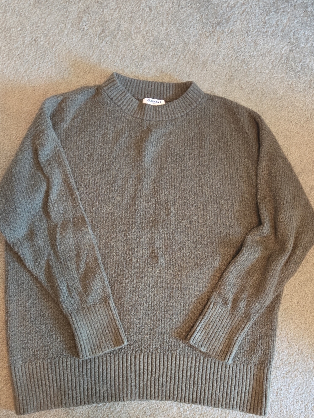 Old Navy Women's Crewneck Sweater in Olive Size Large